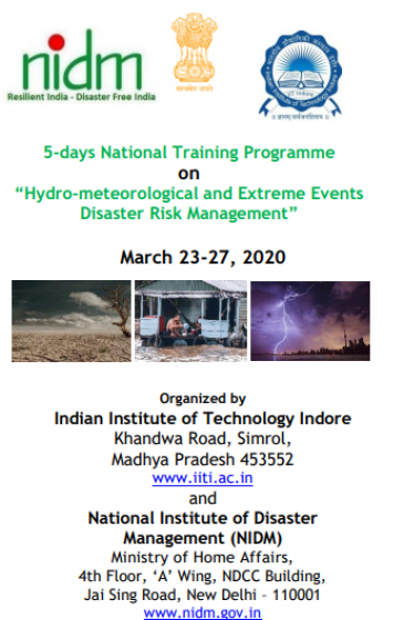 Hydro-meteorological and Extreme Events Disaster Risk Management