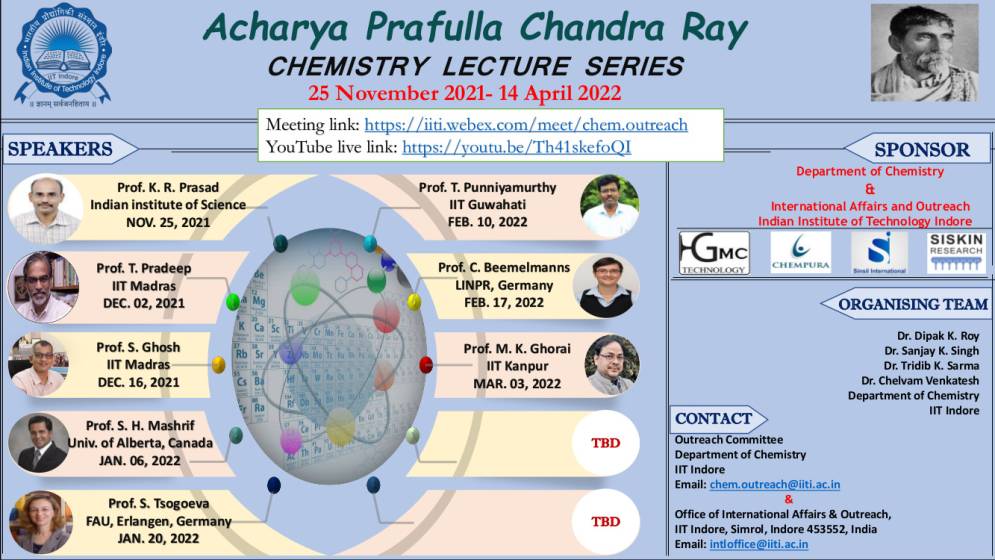 Acharya Prafulla Chandra Ray Chemistry Lecture Series