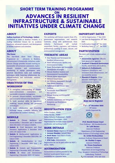 Short Term Training  Programme on