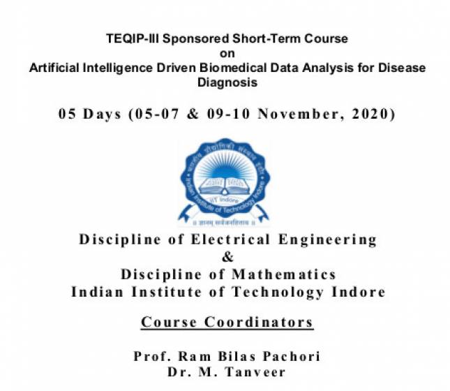TEQIP-III Sponsored Short-Term Course